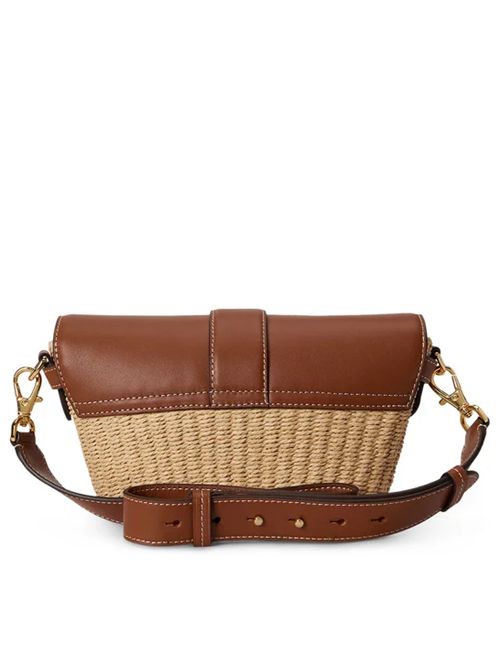 LYNDEN-SHOULDER BAG-SMALL LAUREN RALPH LAUREN | 431P10158001NATURAL/LAUREN TAN